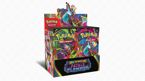 Pokémon Mega-Entwicklung: Fatale Flammen Display – 36 Booster – Deutsch