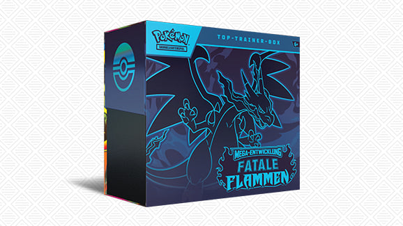 Pokémon Mega-Entwicklung: Fatale Flammen Top Trainer Box – Deutsch