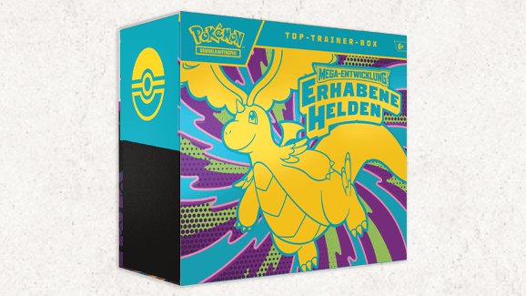 Pokémon Mega-Entwicklung: Erhabene Helden Top Trainer Box – Deutsch