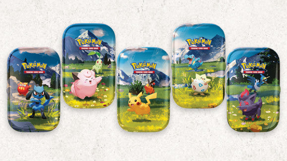 Pokémon Mega-Entwicklung: Erhabene Helden Mini-Tin – Deutsch (zufälliges Motiv)